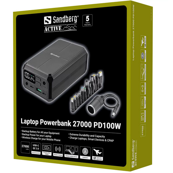 Външна батерия Laptop Powerbank 27000 PD100W